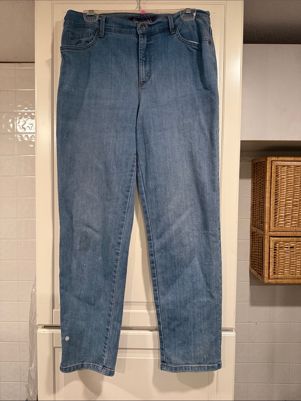 Gloria Vanderbilt Classic Women's Light Blue Jeans - size 12 6:30
